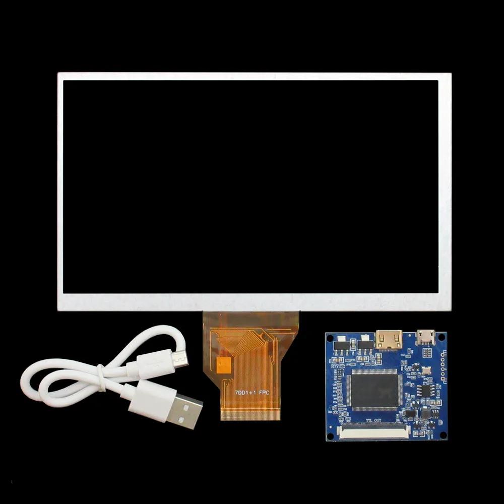 7 ġ 800*480 LCD ÷ ȭ  ̹   ̴ HDMI-  ٳ  pc ȣȯ 